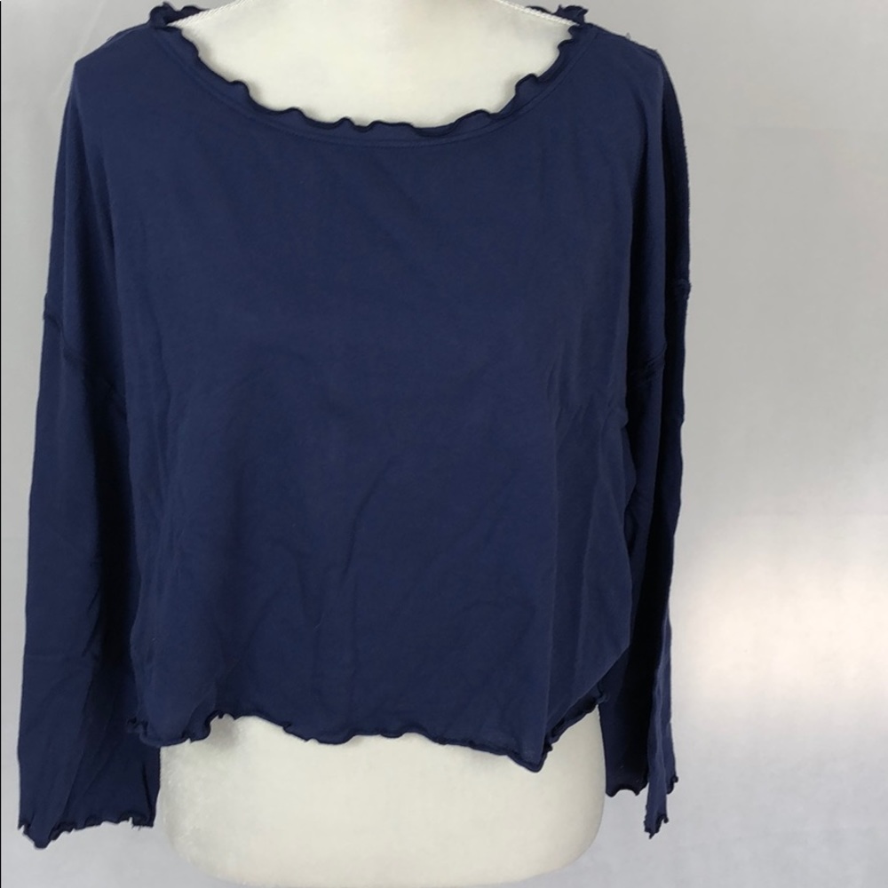 🔴❌‼️sold🆕Free people cotton crop top SZ M - Picture 3 of 8